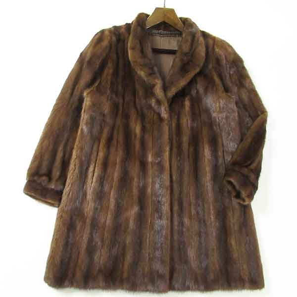 セリーヌ デミバフミンク ファーコート 本毛皮 ロング なめし柔らか