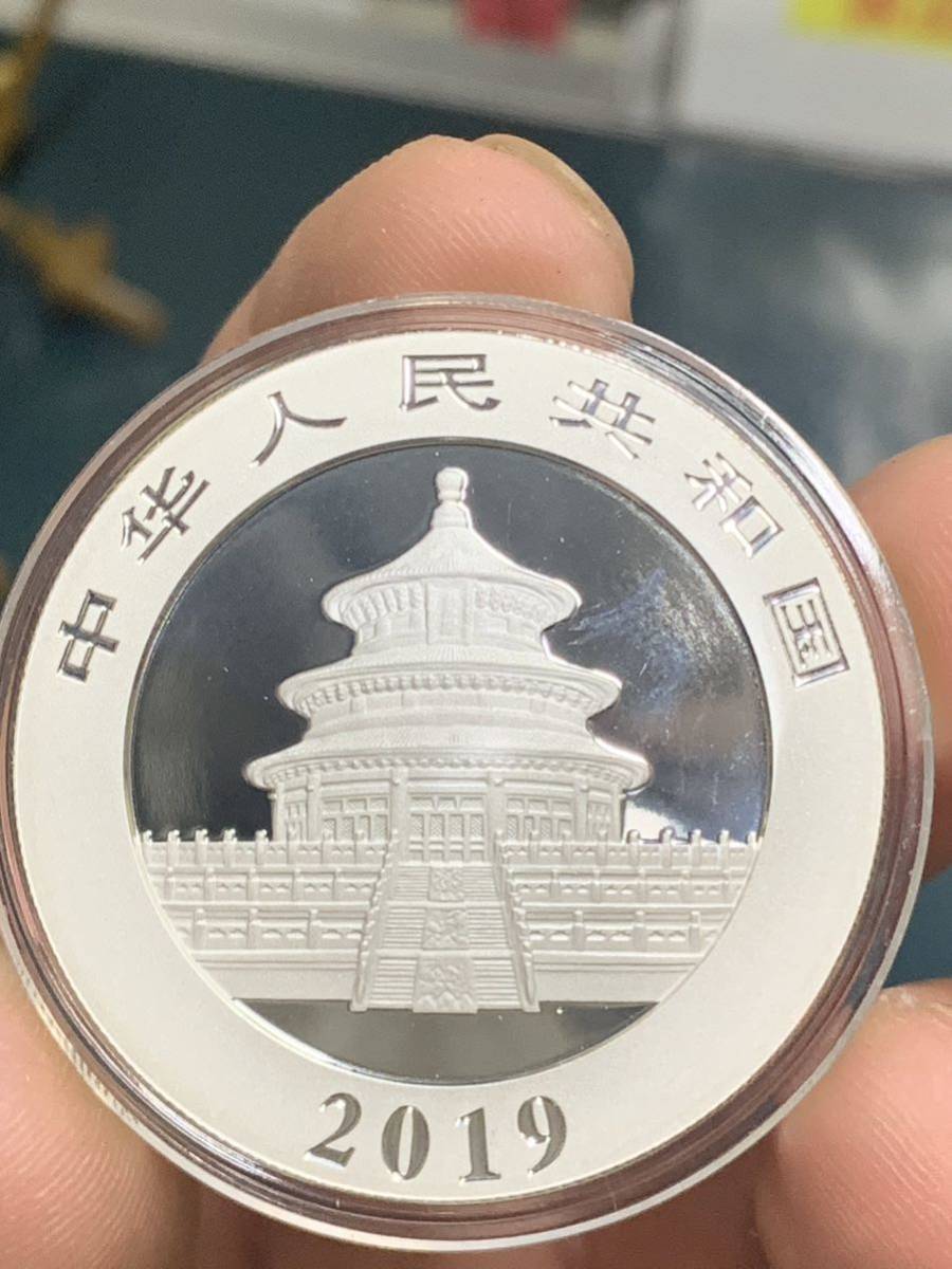中国パンダ銀貨 大型銀貨 2019年中華人民共和国パンダ10元 コイン