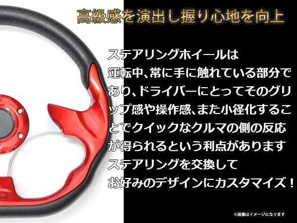 USDM MOMO モモ形状 ステアリング 320mm 32Φ レッド 赤 3本スポーク 競技用ハンドル スポーツカー レースカー ステアリング MOMO モモ形状 MOMOステアリング 0 d20の通販