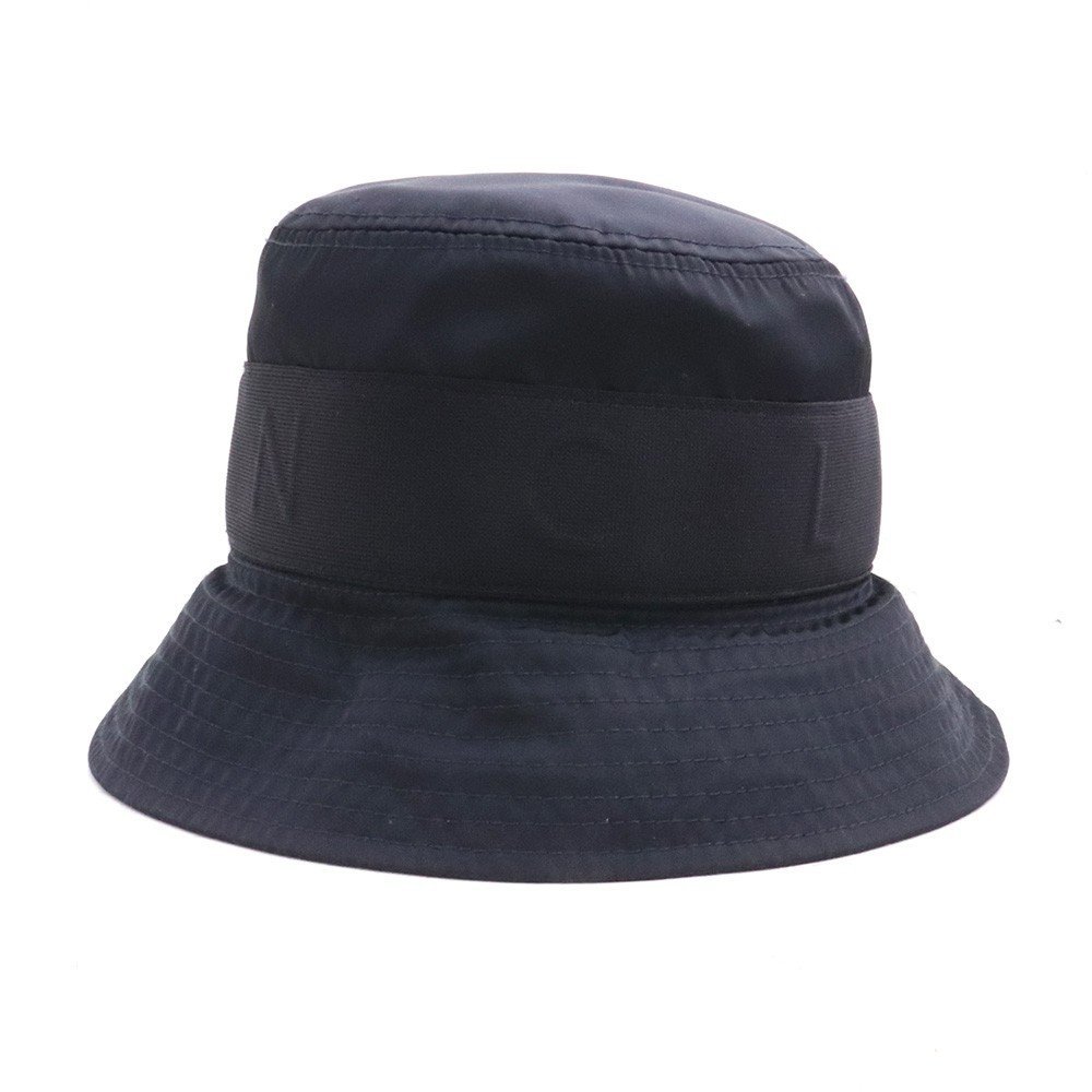 MONCLER ロゴバケット ハット Lサイズ ネイビー 3B77000 53803