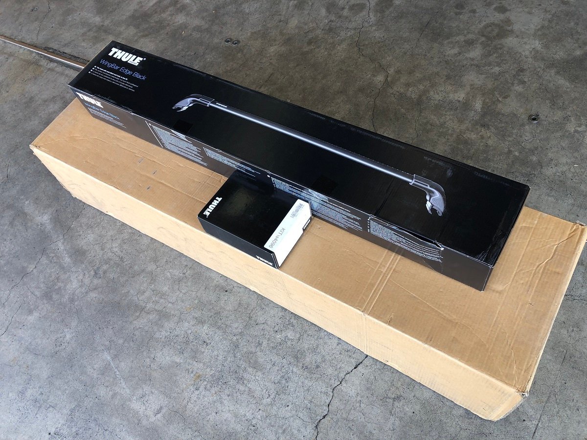【最新作，限定セール】 アウトレット品 THULEスーリー ウイングバーエッジ M 9592B＆取付キットTHKIT4096 マツダCX-8 ダイレクトルーフレール付 用 ベースキャリア(キャリアベース)｜売買されたオークション情報、yahooの キャリアベース