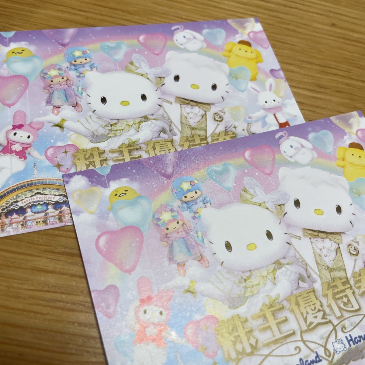 おてがる配送ネコポス送料無料　サンリオ サンリオピューロランド 株主優待券 ２枚