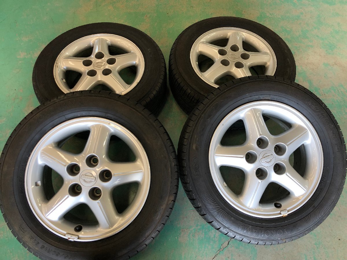 日産 HR34 スカイライン 純正 ホイール YOKOHAMA ECOS ES300 205 