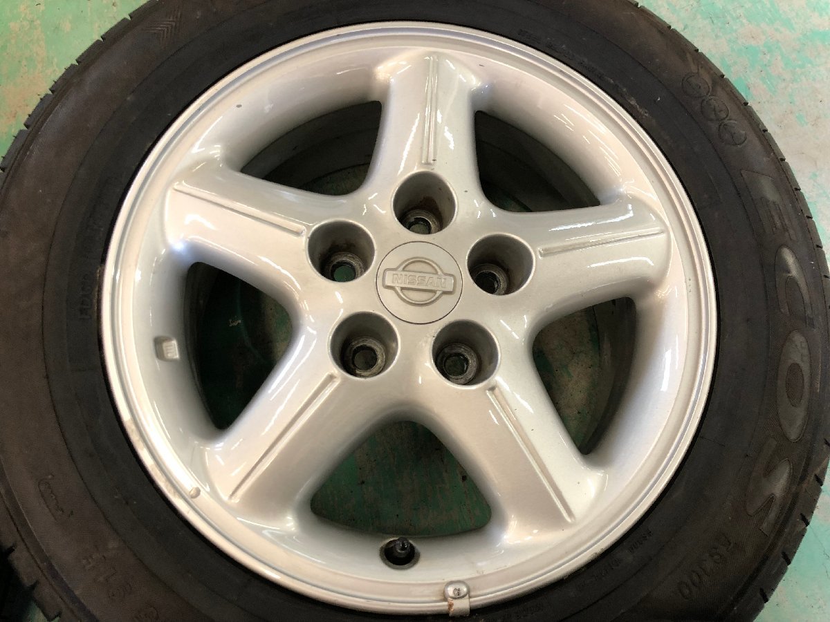 日産 HR34 スカイライン 純正 ホイール YOKOHAMA ECOS ES300 205 