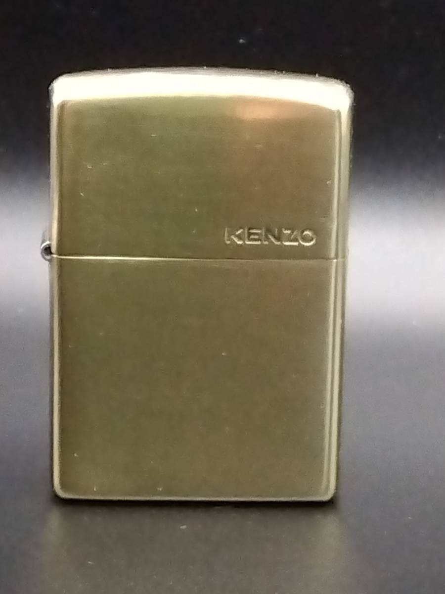1999年1月製造 ZIPPO 『真鍮製 KENZO』 ☆フリント ウィック 新品交換  