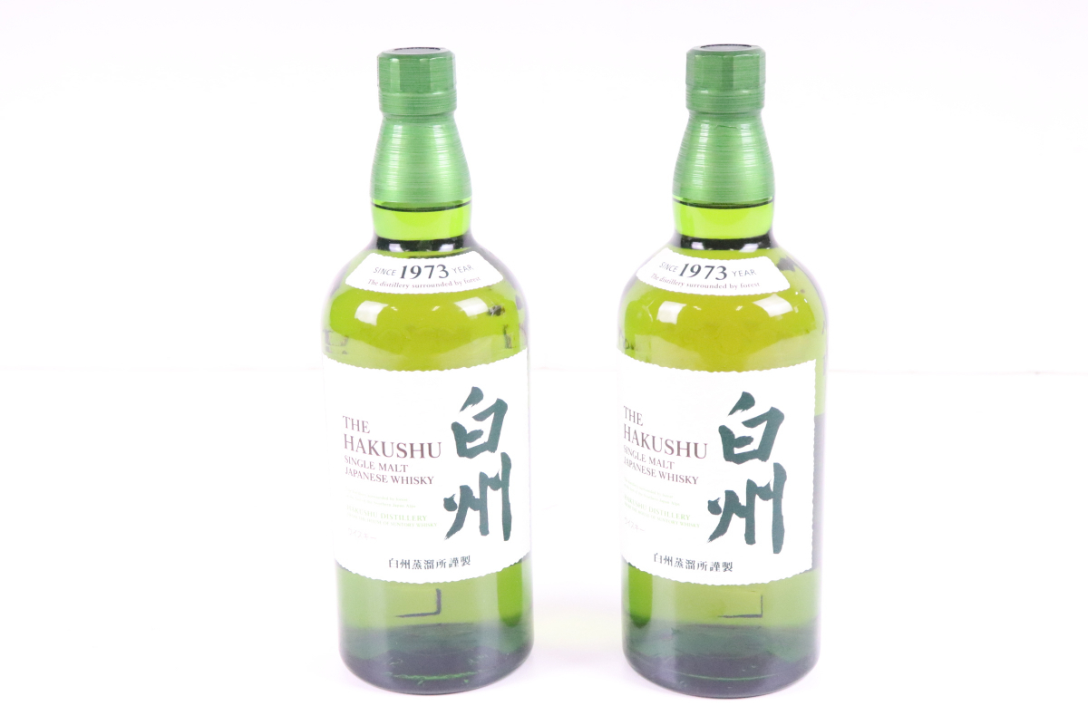 未開栓】SUNTORY HAKUSHU 白州 2本 セット サントリーシングルモルト