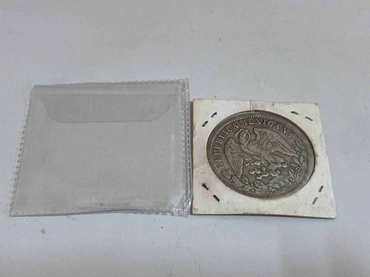 ☆ メキシコ １ペソ 銀貨 1898年 コレクター放出品 総重量約24g 管CARR