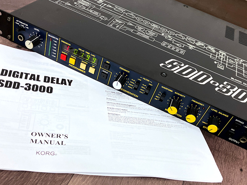 KORG SDD3000 ラックエフェクター SDD-3000 KORG PEDAL - Digital Delay Korg | Programmable SDD3000