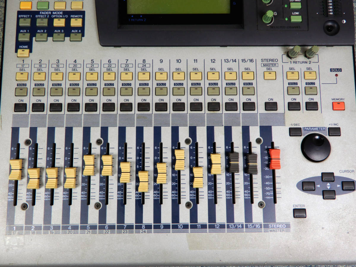 YAMAHA ◇ ヤマハ 16チャンネルデジタルミキサー O1V 動作品 