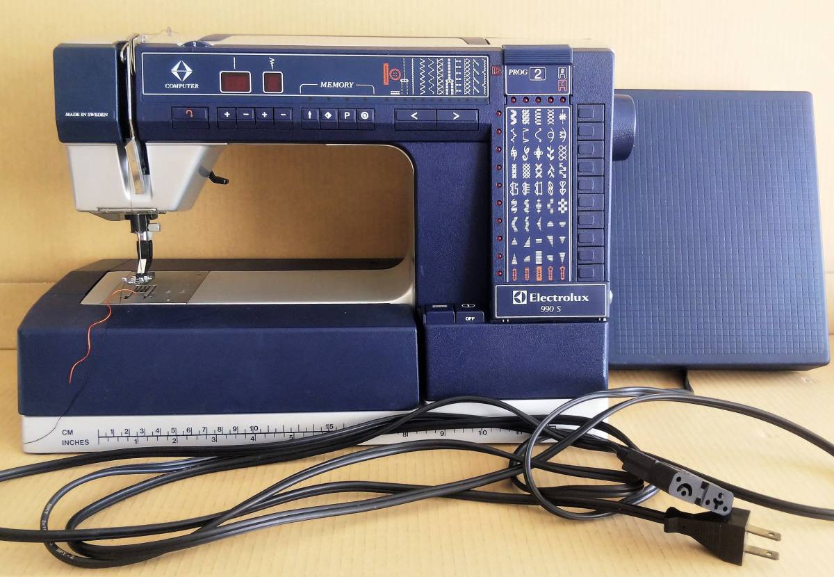 お得，限定SALE エレクトロラックス Electrolux 990S スウェーデン製 コンピューターミシン 簡易 みジャンク(その他)｜売買されたオークション情報、yahooの商品情報をアーカイブ公開 - オークファン その他