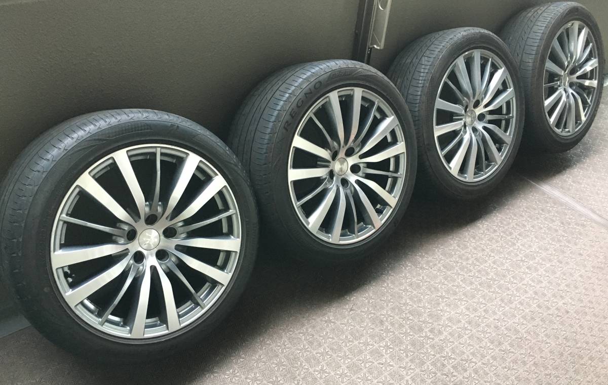 超激得，送料無料 マセラティギブリ 純正ホイール4本SET 19&times;8.5J+44 19&times;10J+40 114.3/5H 245/45R19 275/40R19 国産車流用(ラジアルタイヤ)｜売買されたオークション情報、yahooの商品情報をアーカイブ公開 - オークフ 5穴