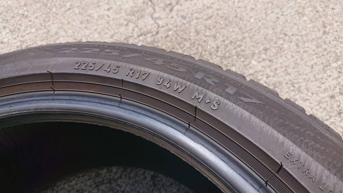225/45R17 ピレリ P8プレミアム 中古品2本セット(F)(中古品)｜売買され 