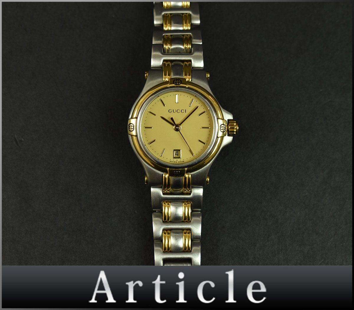 【お値下げ】GUCCI 腕時計　レディースウォッチ　9040L 151784♪ 動作確認済 GUCCI グッチ レディースウォッチ 腕時計