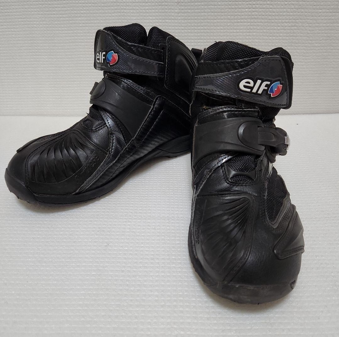 エルフ(ELF) バイクシューズ Synthese 14 ブラック 26.0cm エルフ