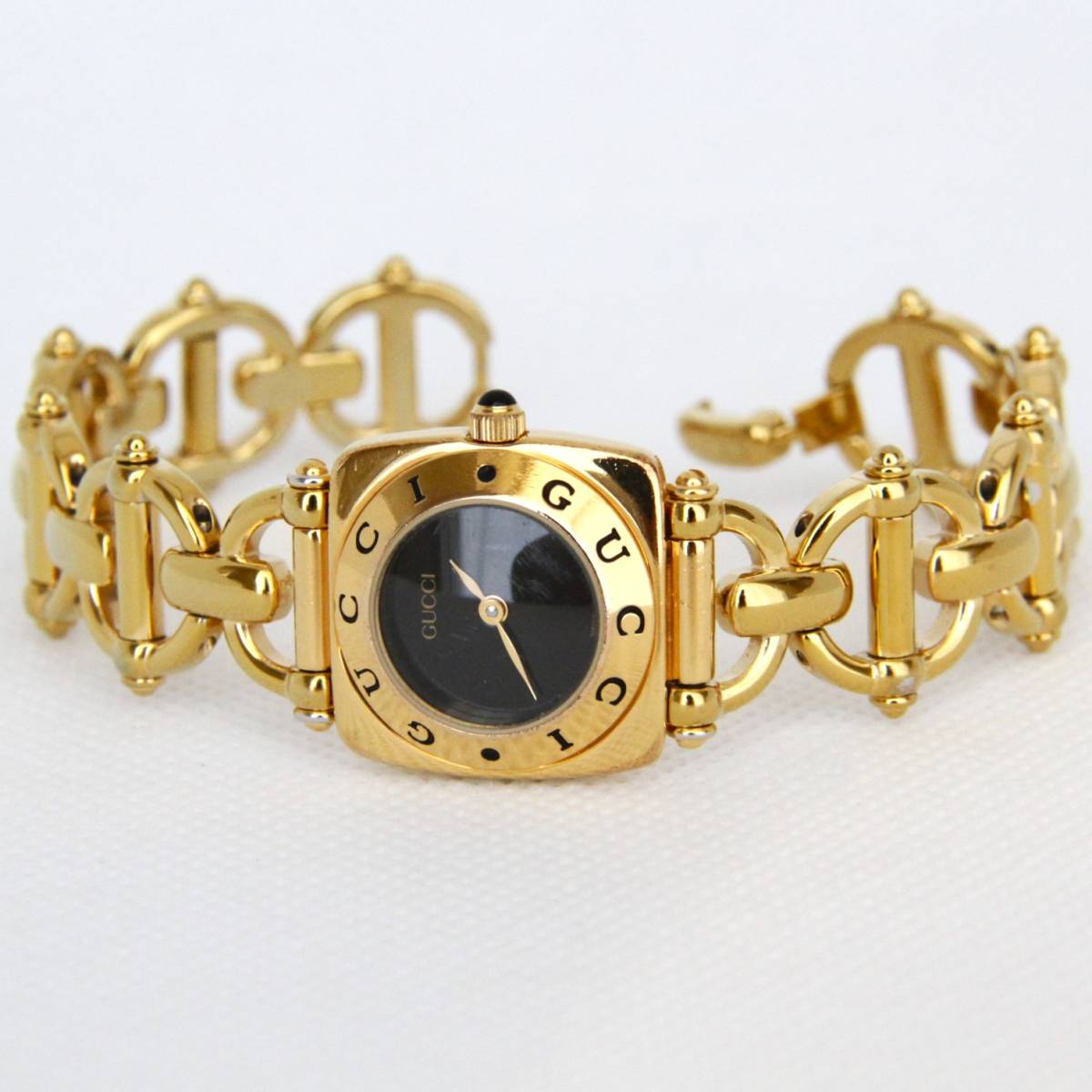 【稼働】グッチ GUCCI 女性用 腕時計 電池新品 s1553