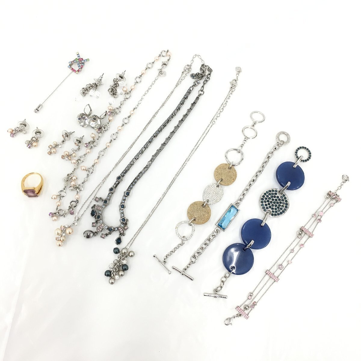 【BGBC6027】Swarovski スワロフスキー ネックレス ピアス 指輪 他 アクセサリー まとめ