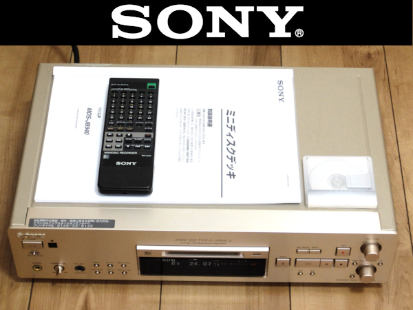 ★05 完動美品 SONY MDS-JB940 MDLP対応 TYPE-R搭載 漢字表示 SONY製MDリモコン/取説/新品MD付 ★