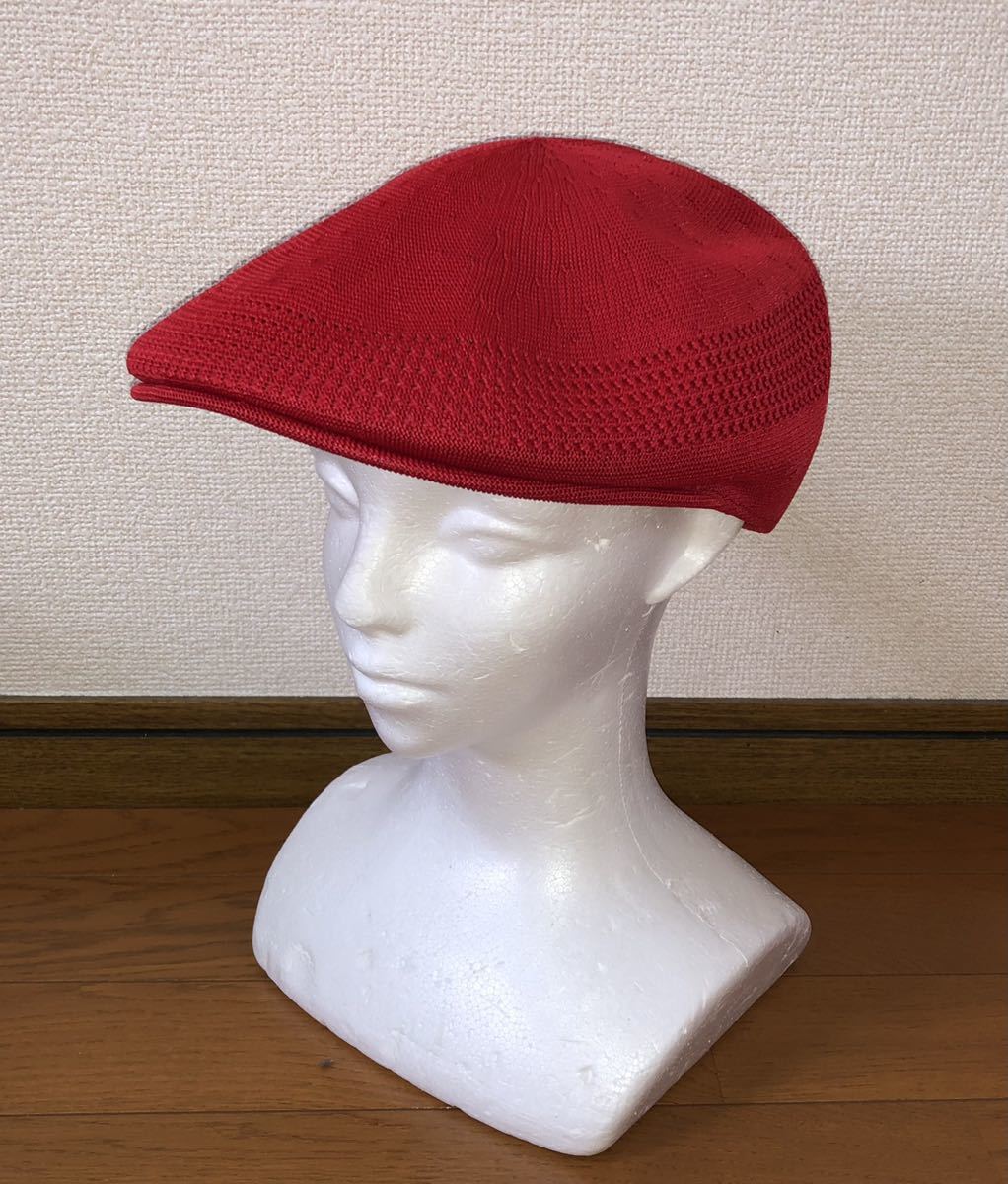新品 KANGOL Tropic 507 Ventair K3208HT XL カンゴール トロピック ベントエアー ハンチングキャップ ベレー帽 レッド 赤 504 男女兼用