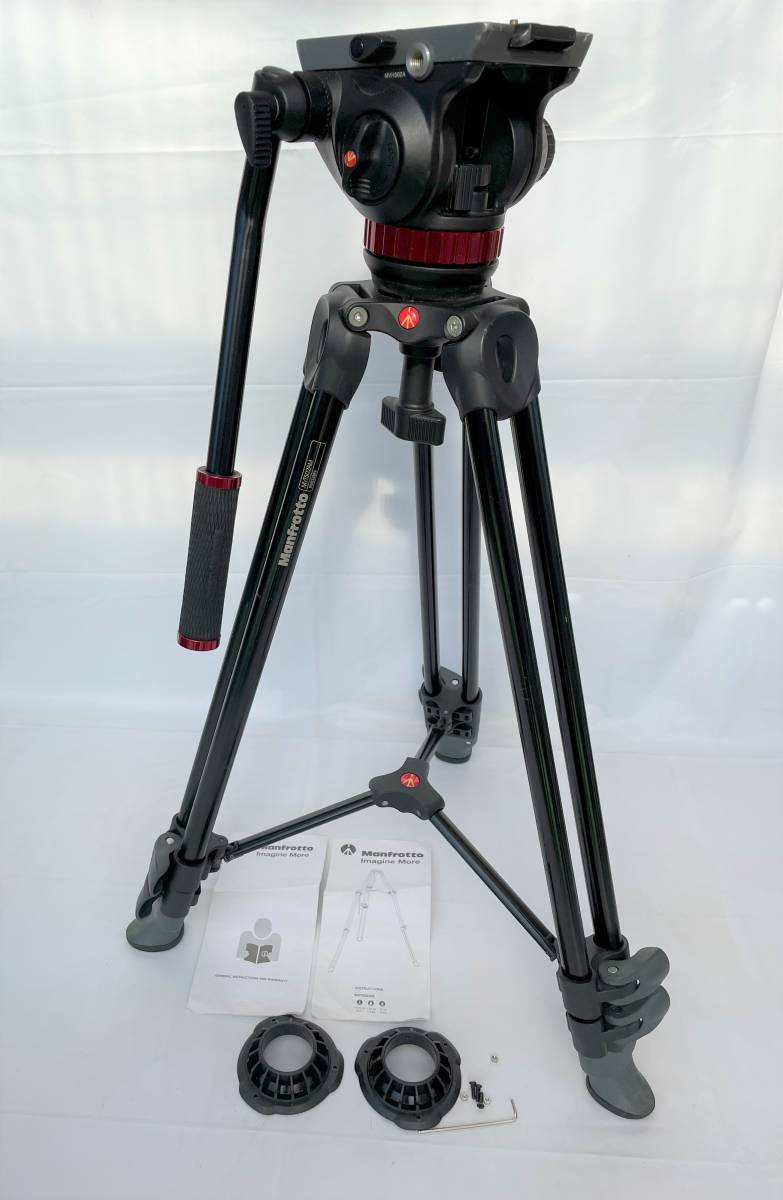 マンフロット三脚 Manfrotto マンフロット 三脚 MVP502AM 雲台付き