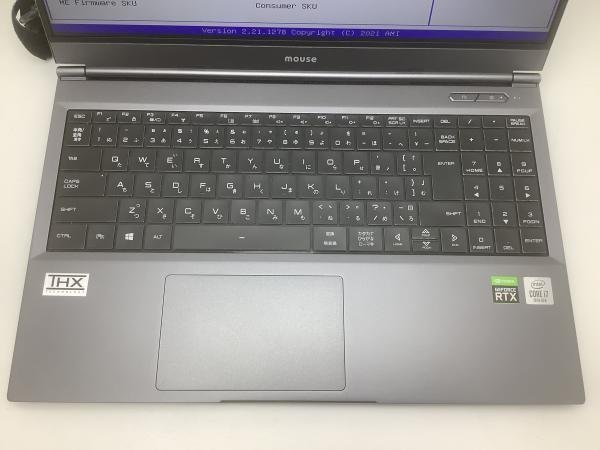 ジャンク!mouse computer 21045N-CMLBB○Core i7 10870H 2.2G 16G