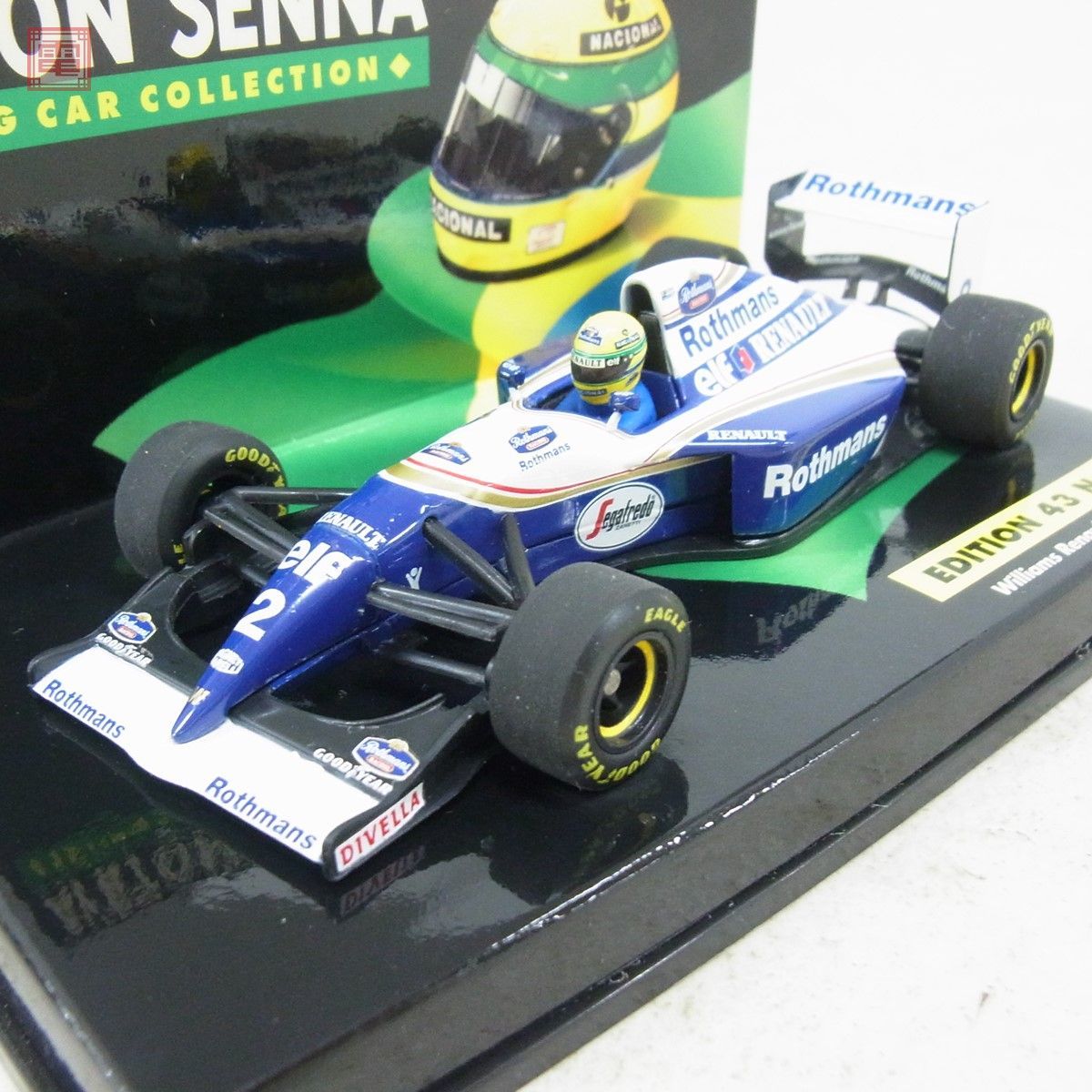 PMA 1/43 ウィリアムズ ルノー FW16 アイルトンセナ #2 1994
