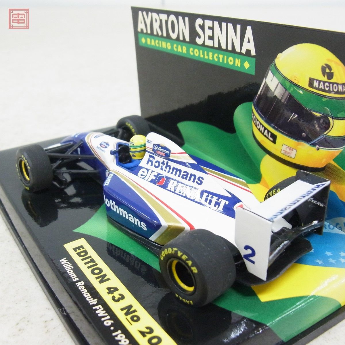 PMA 1/43 ウィリアムズ ルノー FW16 アイルトンセナ #2 1994
