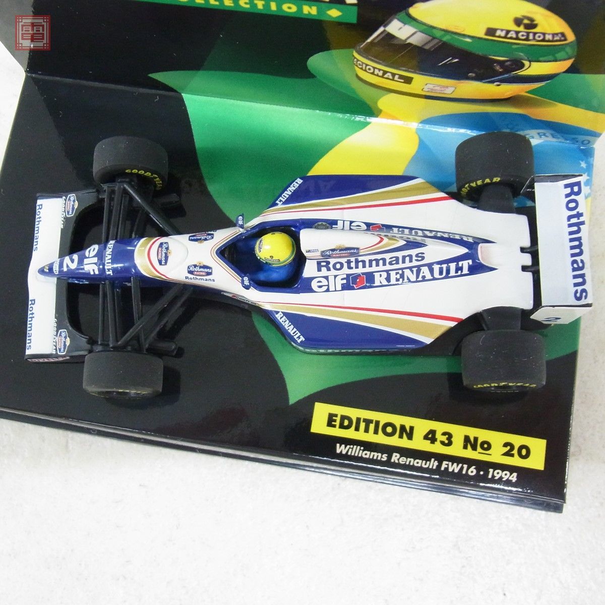 PMA 1/43 ウィリアムズ ルノー FW16 アイルトンセナ #2 1994