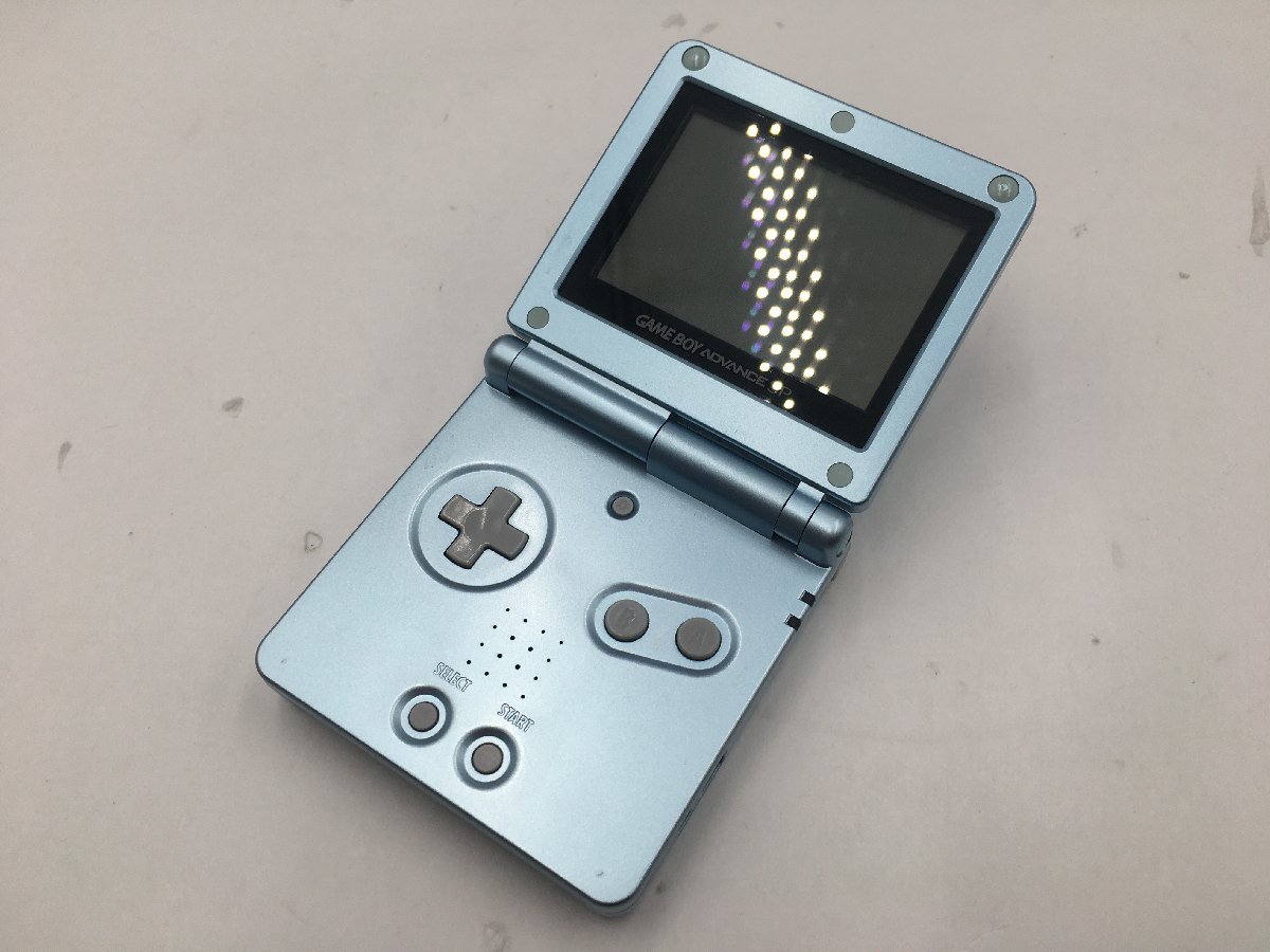 ♪△【Nintendo ニンテンドー】ゲームボーイアドバンスSP パールブルー