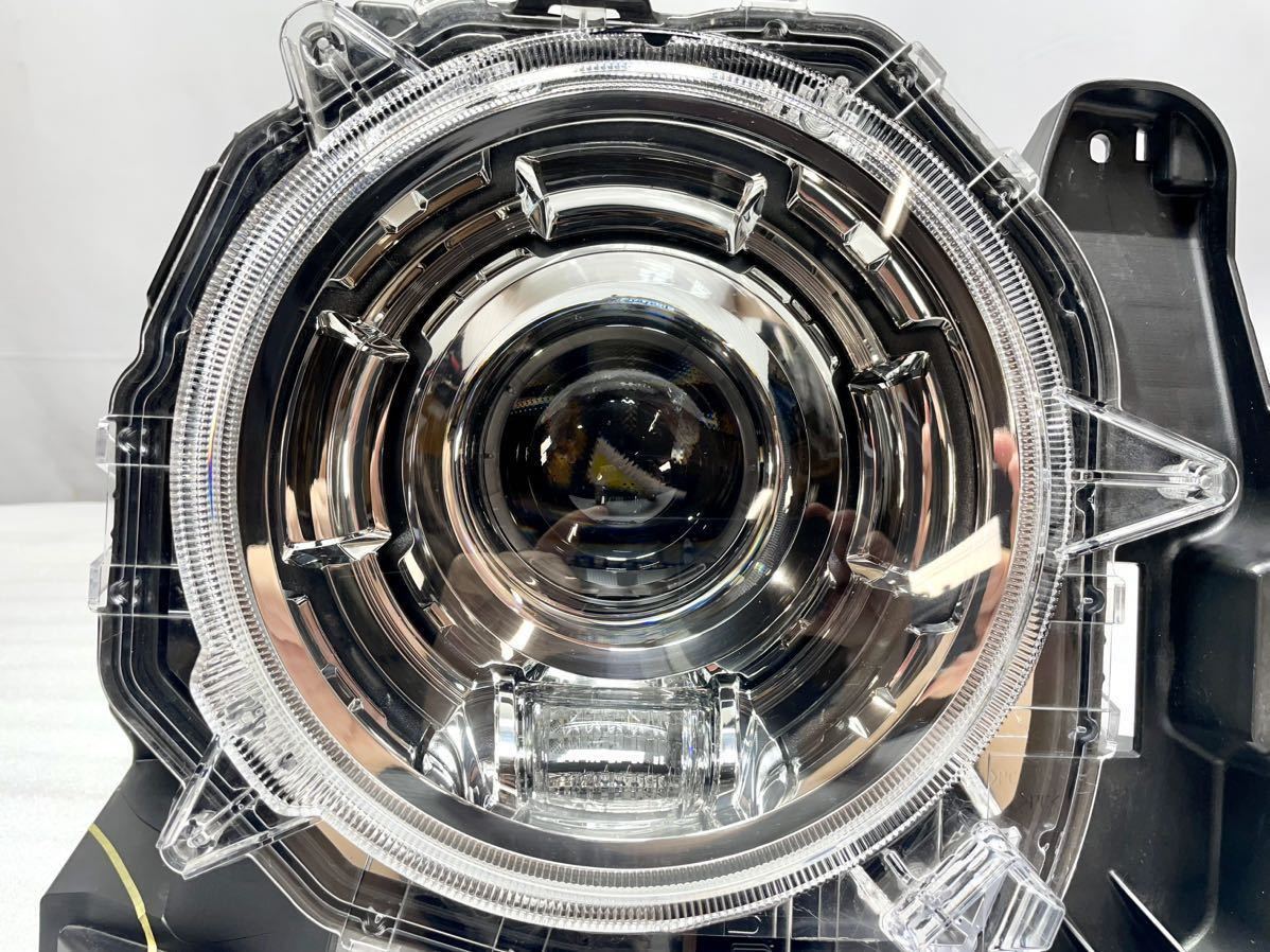 S-1576【レンズ美品】 スペーシアギア 左右 ヘッドライト LED MK53S