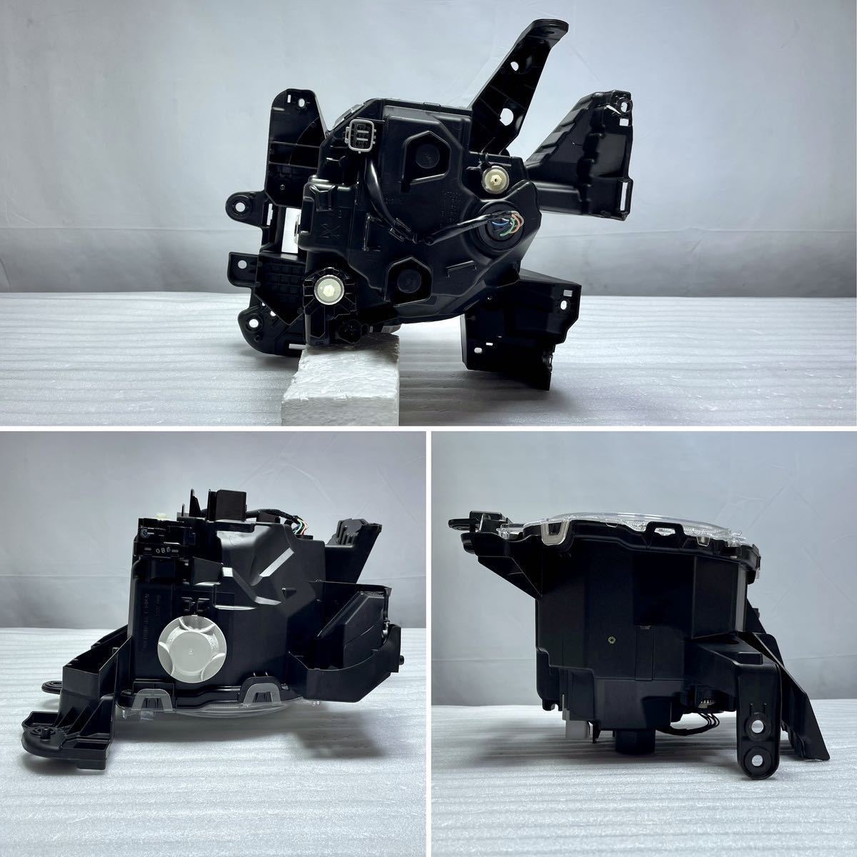 S-1576【レンズ美品】 スペーシアギア 左右 ヘッドライト LED MK53S