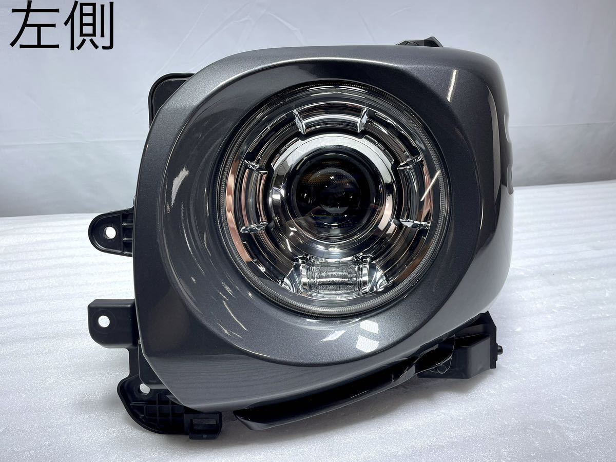 S-1576【レンズ美品】 スペーシアギア 左右 ヘッドライト LED MK53S