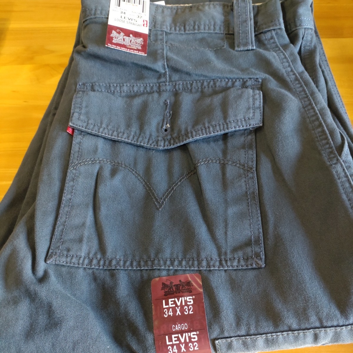 LEVI'S カーゴパンツ ネイビー W34 L32 サイズ 出品検索→ GAMSB HB