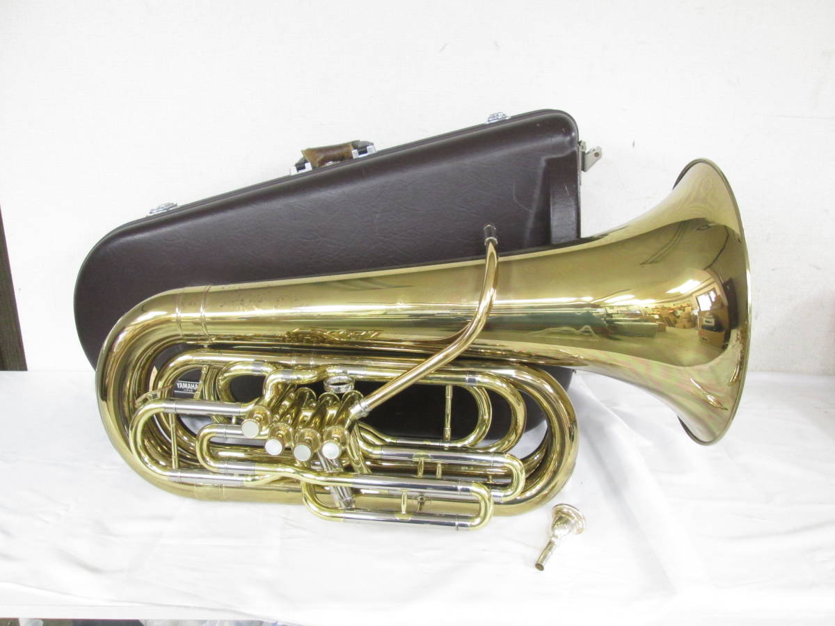 ② YAMAHA YCB-621 C管 チューバ 専用ケース付き 2207281441(本体  