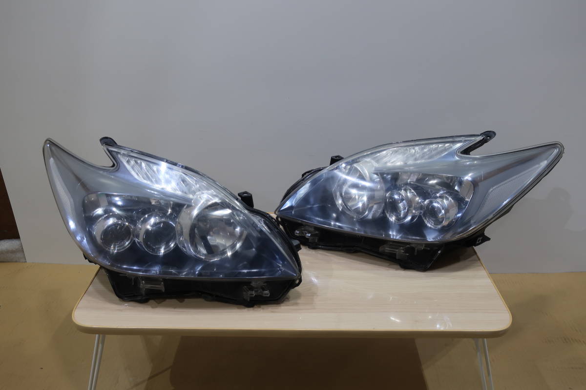 ☆5809☆　　プリウス　ZVW30　LED　ヘッドライト　左右　47-30 プリウス ZVW30 30系 日本職人加工品 デイライト プリウス(ZVW30)のヘッドライトバルブ・ポジションランプ