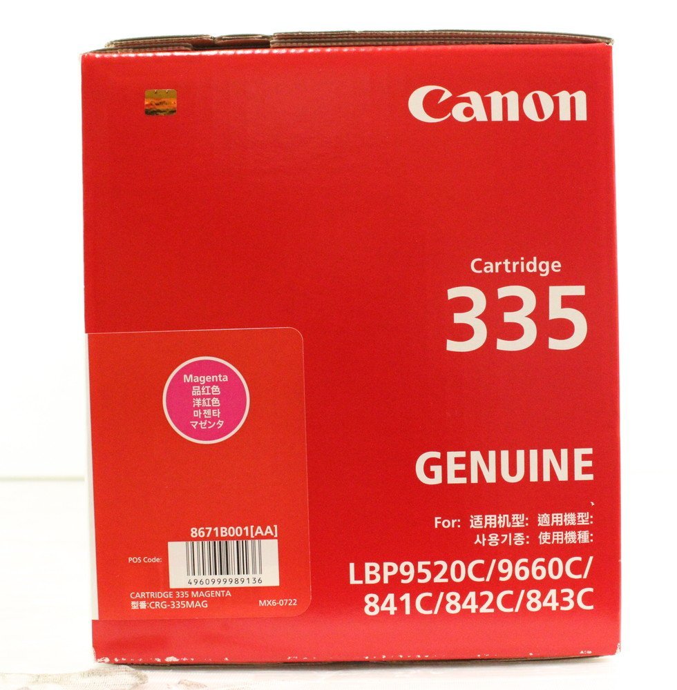 未使用 キャノン 純正 トナー 335 マゼンタ Canon 17P2152-26 , 【公式