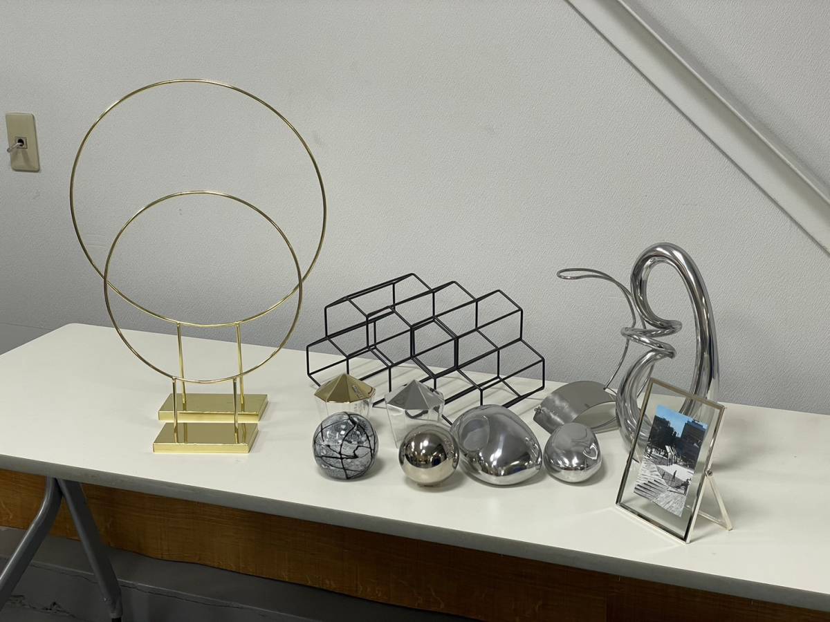 T244☆モデルルーム展示品☆インテリア 雑貨 おしゃれ小物 置物 11点セット