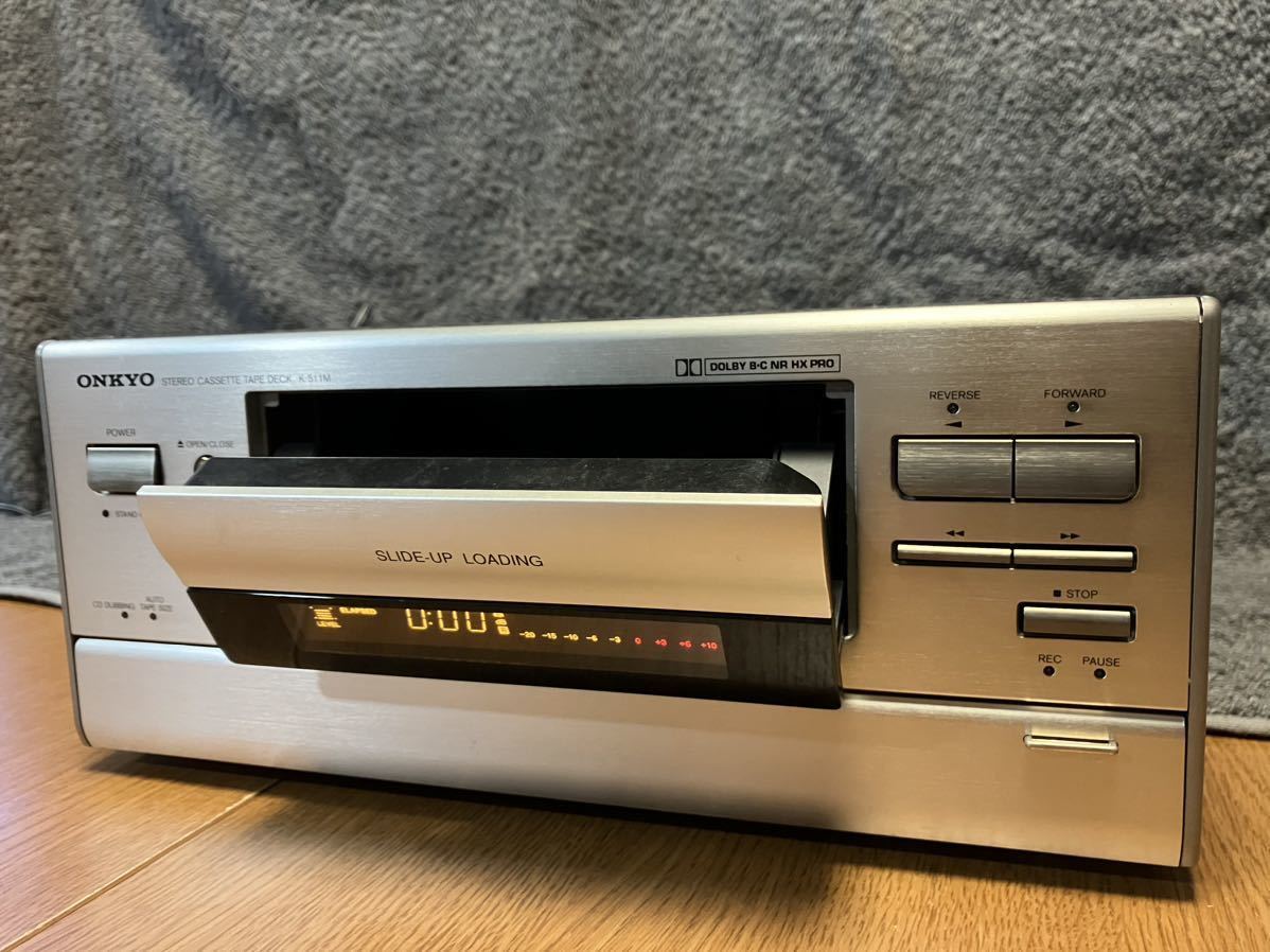 通電確認 ONKYO カセットデッキ オンキョー K-511THM ジャンク Yahoo