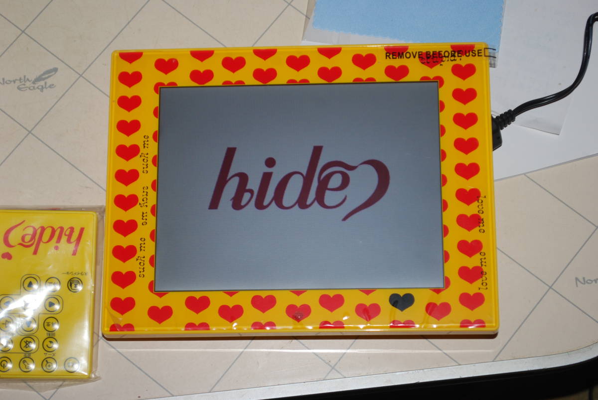 ヒデ フォトフレーム hide DIGITAL PHOTO FRAME used/美品 検