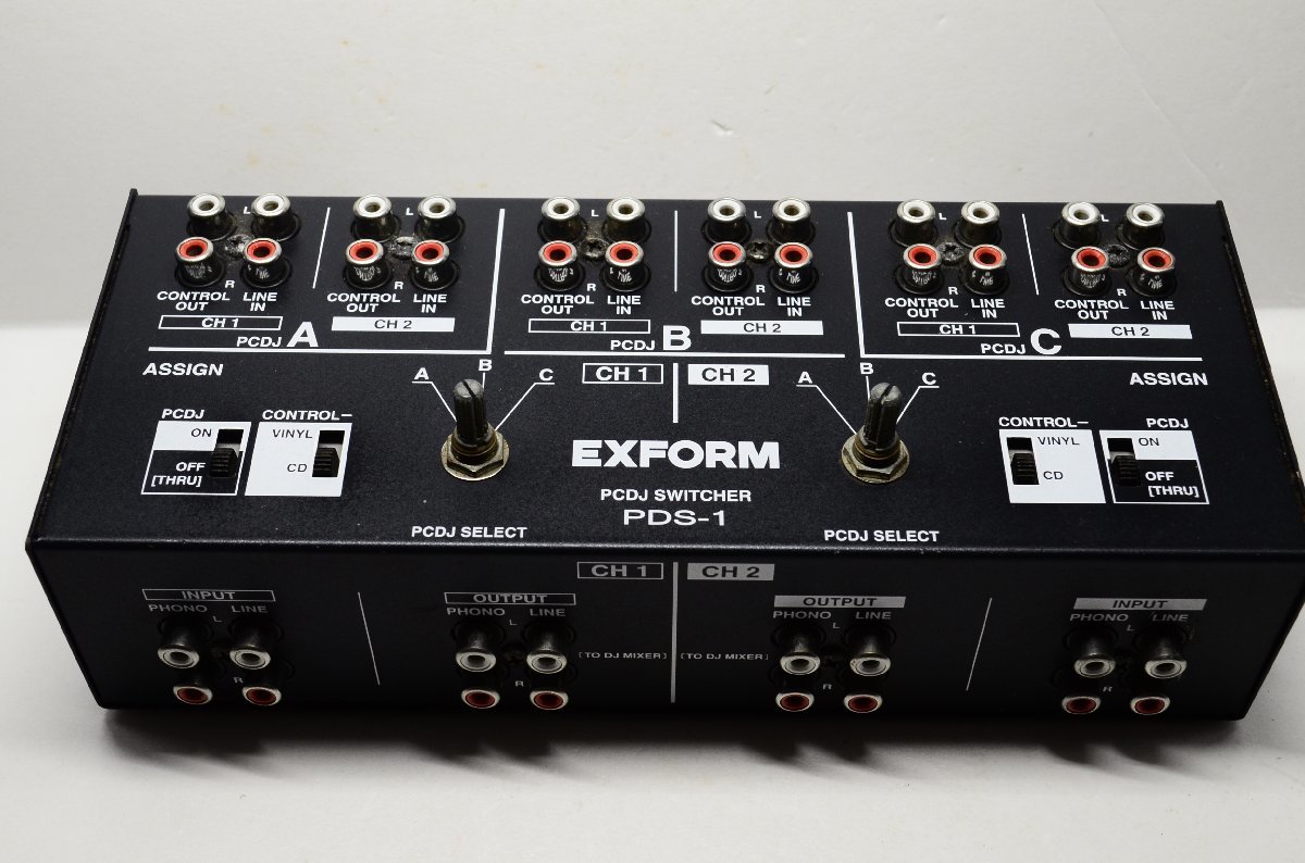 474-8663k EXFORM PCDJ SWITCHER/PDS-1 未検品の為ジャンク品 /DJ交代 