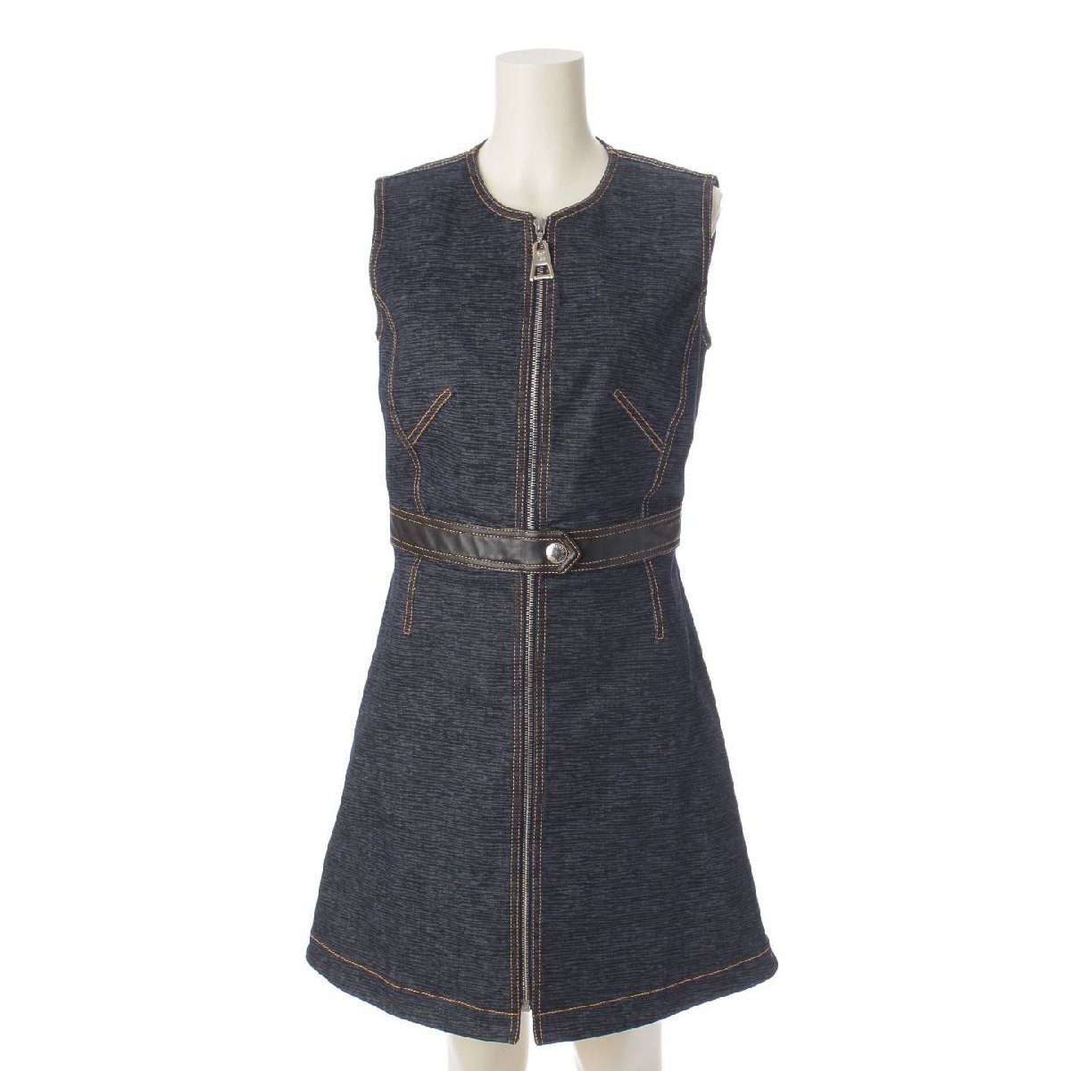 ルイヴィトン デニムワンピース 正規品！ LOUIS VUITTON◇ノースリーブ