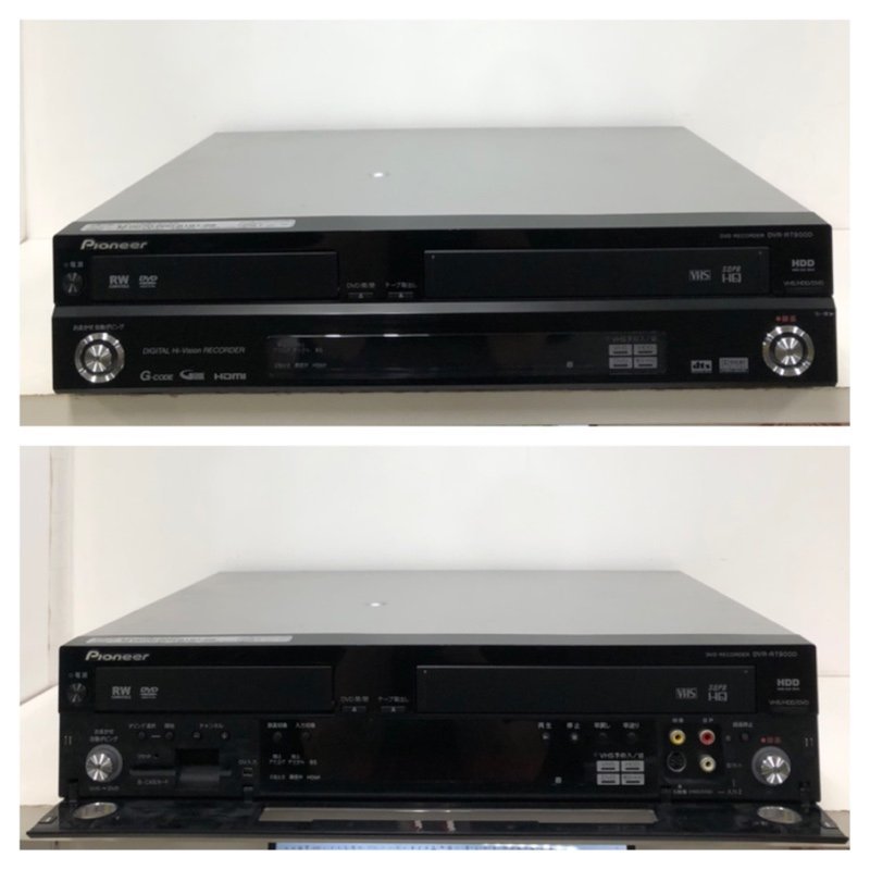 ジャンク品】 Pioneer パイオニア DVDレコーダー DVR-RT900D 2007年製