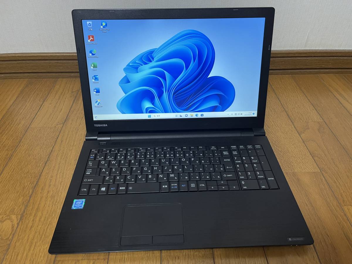 dynabook B65/DN Windows11Pro Cereron メモリ8B SSD256GB