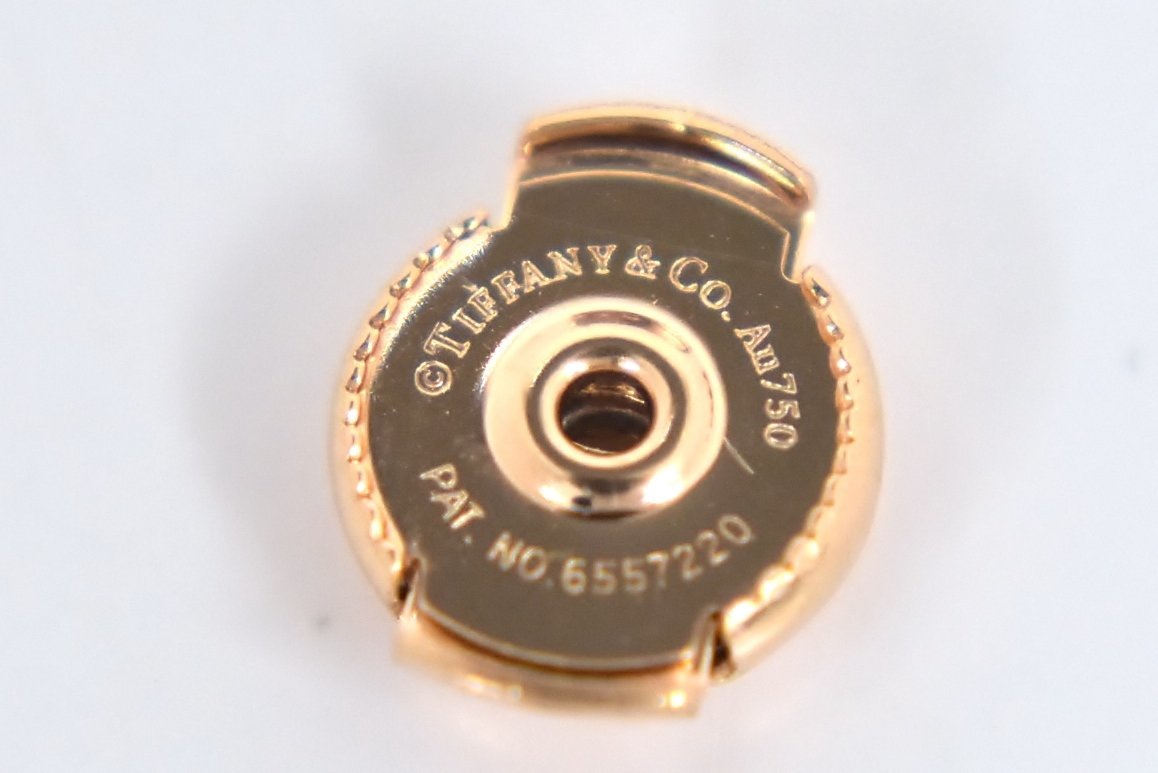 ティファニー Tiffany & Co. ピアスキャッチ ペア Au750 K18 18金