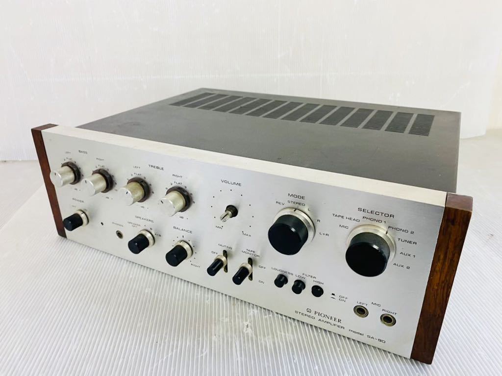 Pioneer ステレオアンプ SA-90 ジャンク SA-90 プリメインアンプ