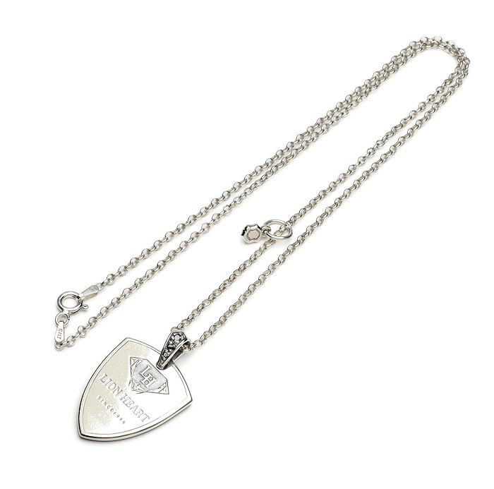 ライオンハート プレートネックレス 925 シルバー メンズ LION HEART