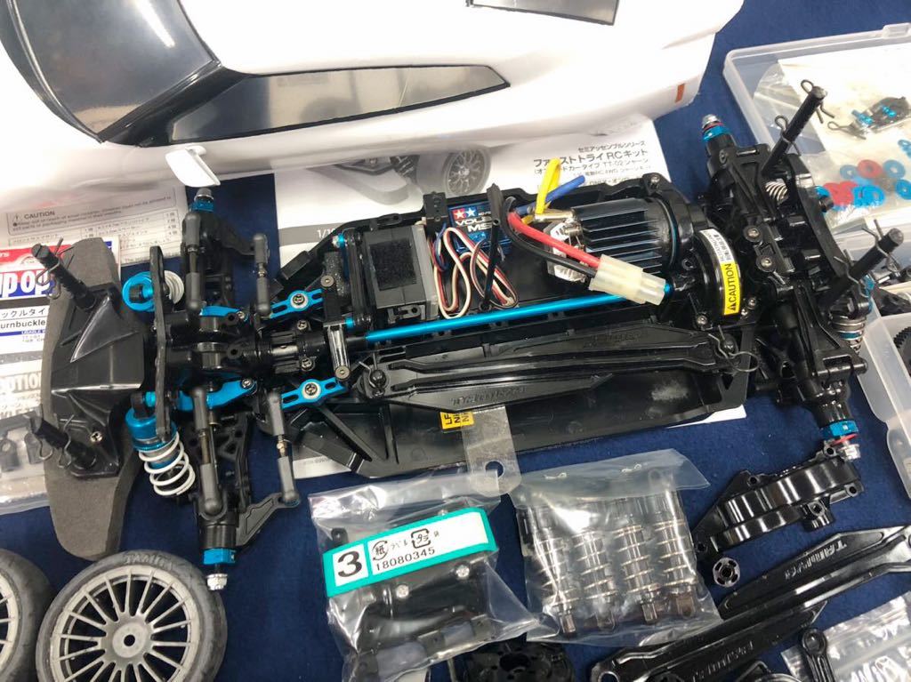 タミヤ TAMIYA 田宮 1/10 ツーリングカー TT-02 ESC モーター サーボ