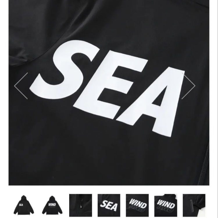 ロイヤル限定オファー 即決!!黒L WIND AND SEAウィンダンシーSTRETCH 