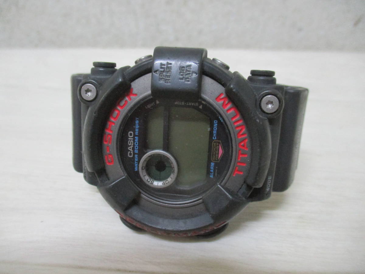 G-SHOCK FROGMAN DW-8200 CASIO | DW-8200-1A Casio G-Shock &frasl; カシオ - ジーショック Titanium Frogman 腕時計 クォーツ腕時計&frasl;デジタル&frasl;BLK&frasl;BLK&frasl;DW-8200