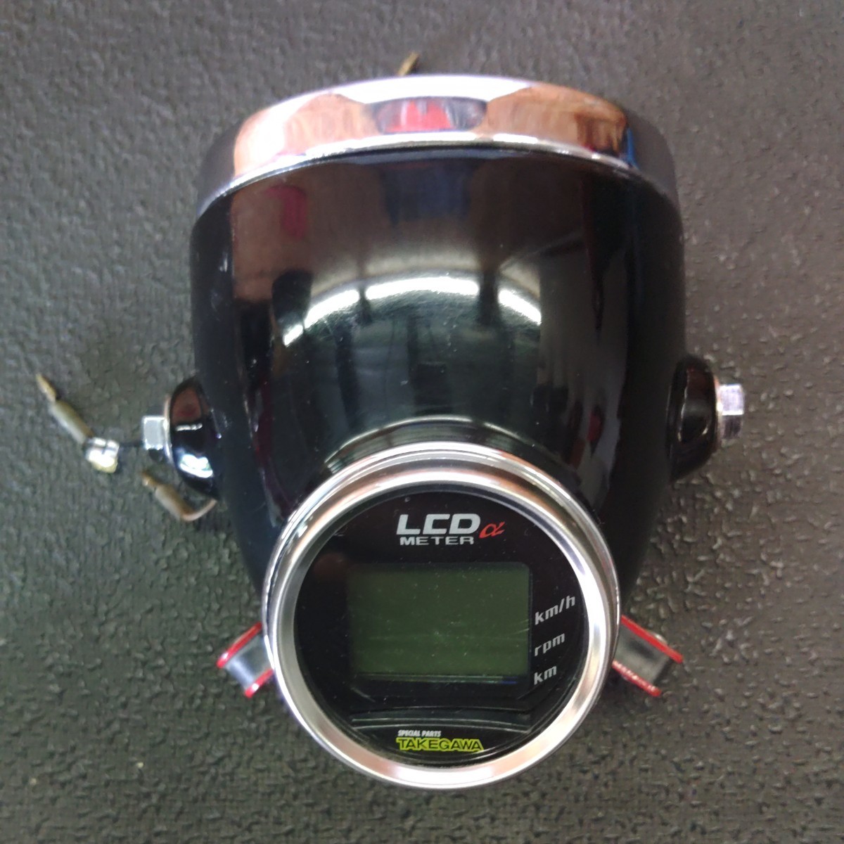 ホンダ モンキー 4L 純正 加工 ヘッドライト ASSY 武川LCDメーター
