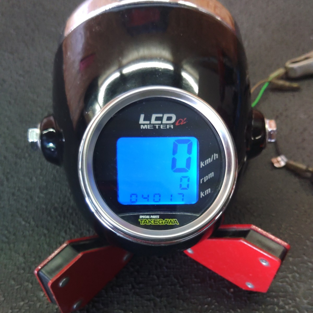 ホンダ モンキー 4L 純正 加工 ヘッドライト ASSY 武川LCDメーター